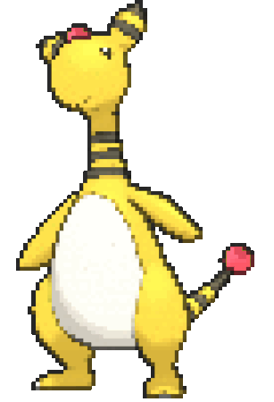 Ampharos's 3D sprite/idle animation